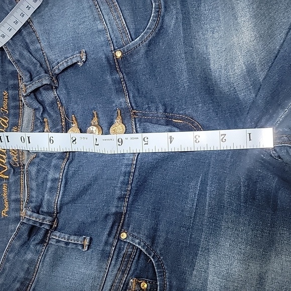 Kalowa Size 7 Skinny High Waist 4 Button Jeans / Jeggings.  Excellent Condition - Picture 6 of 13